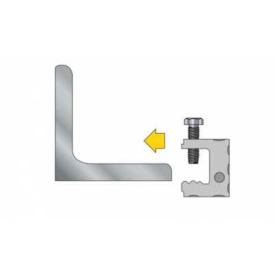 Uchwyt CMV do belek z gwintami M6 i otworami 6,3mm grubośc belki <16 opk=50szt. 96CMV CELO (96CMV)